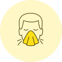 Nose blowing emoji