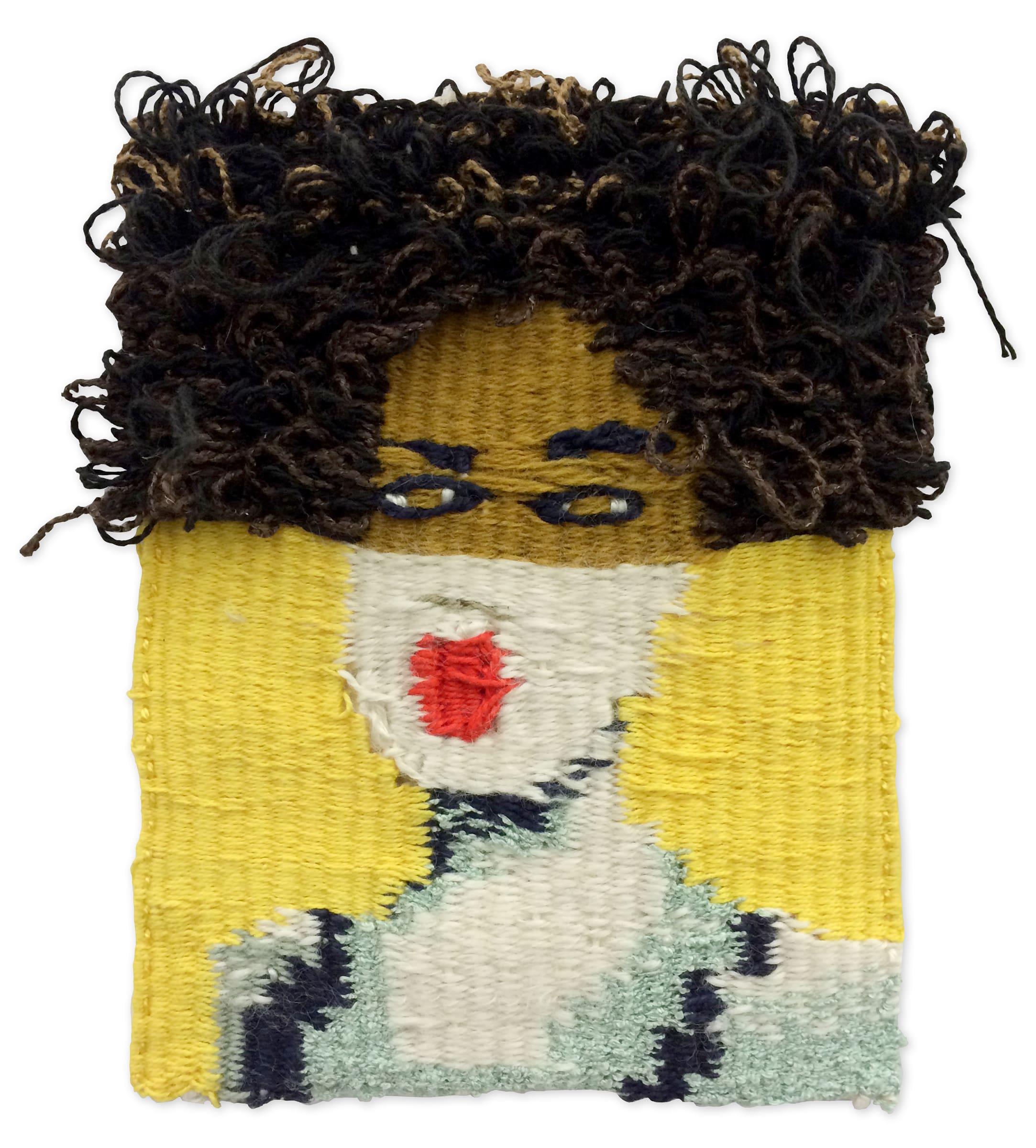 woven face with loops for hair