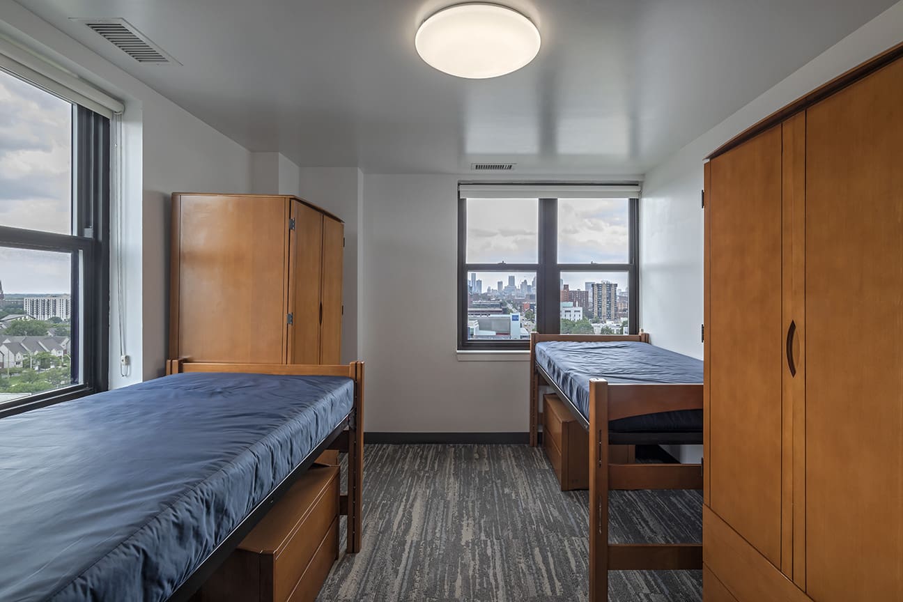 Ford Campus - Housing: Standard bedroom example (two window)