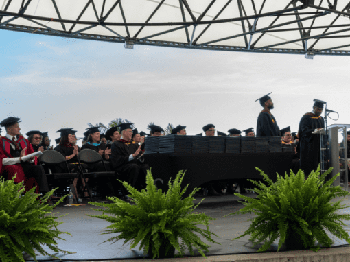 Mario Moore and leadership at graduation
